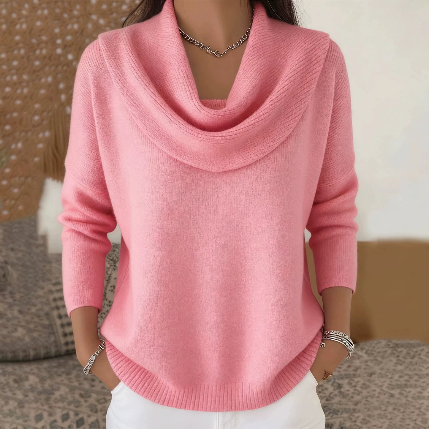 Bella | Cowl-Neck Sweater