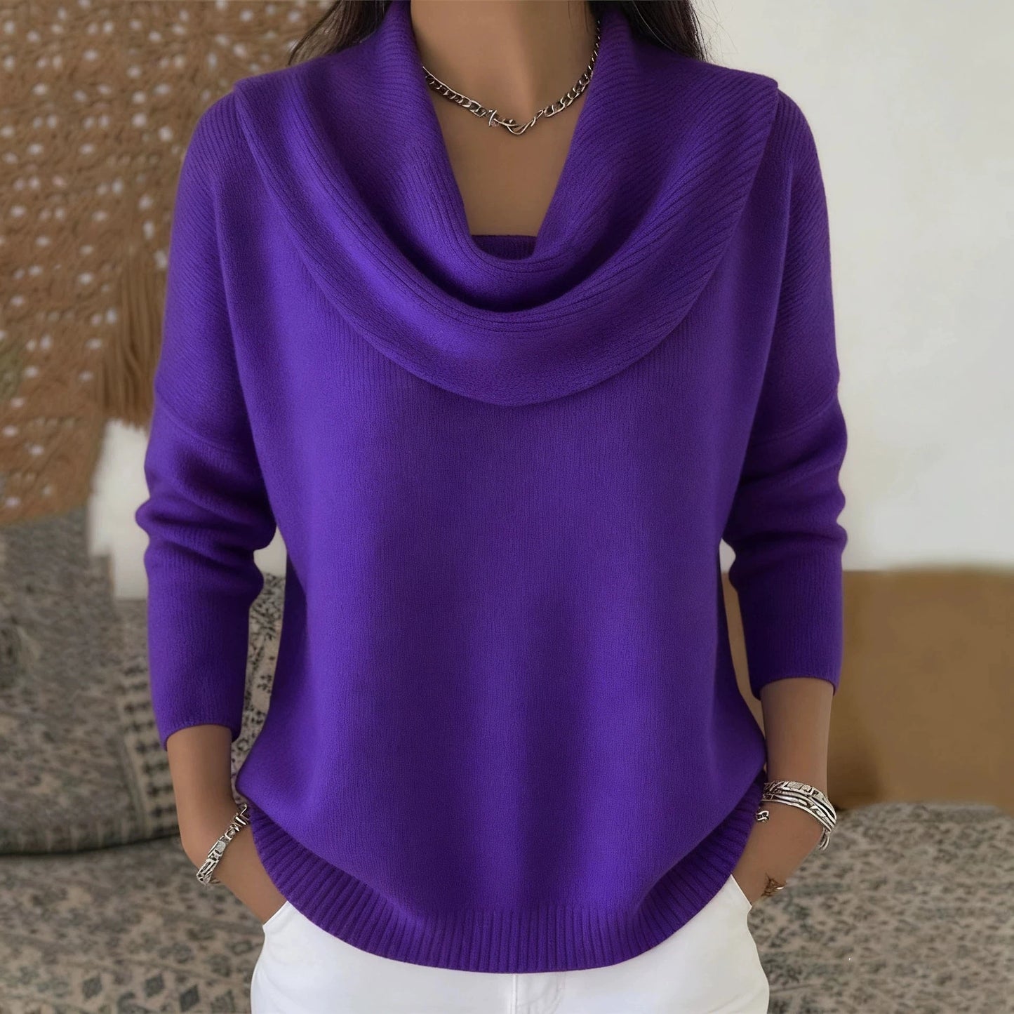 Bella | Cowl-Neck Sweater