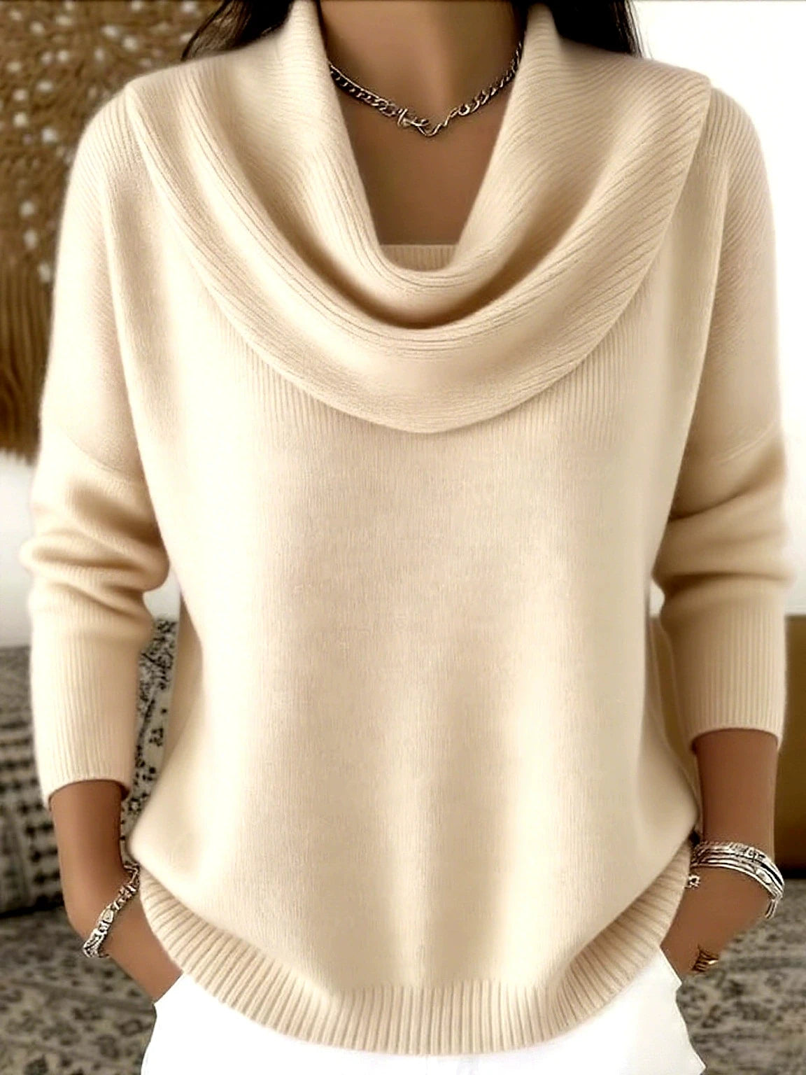 Bella | Cowl-Neck Sweater